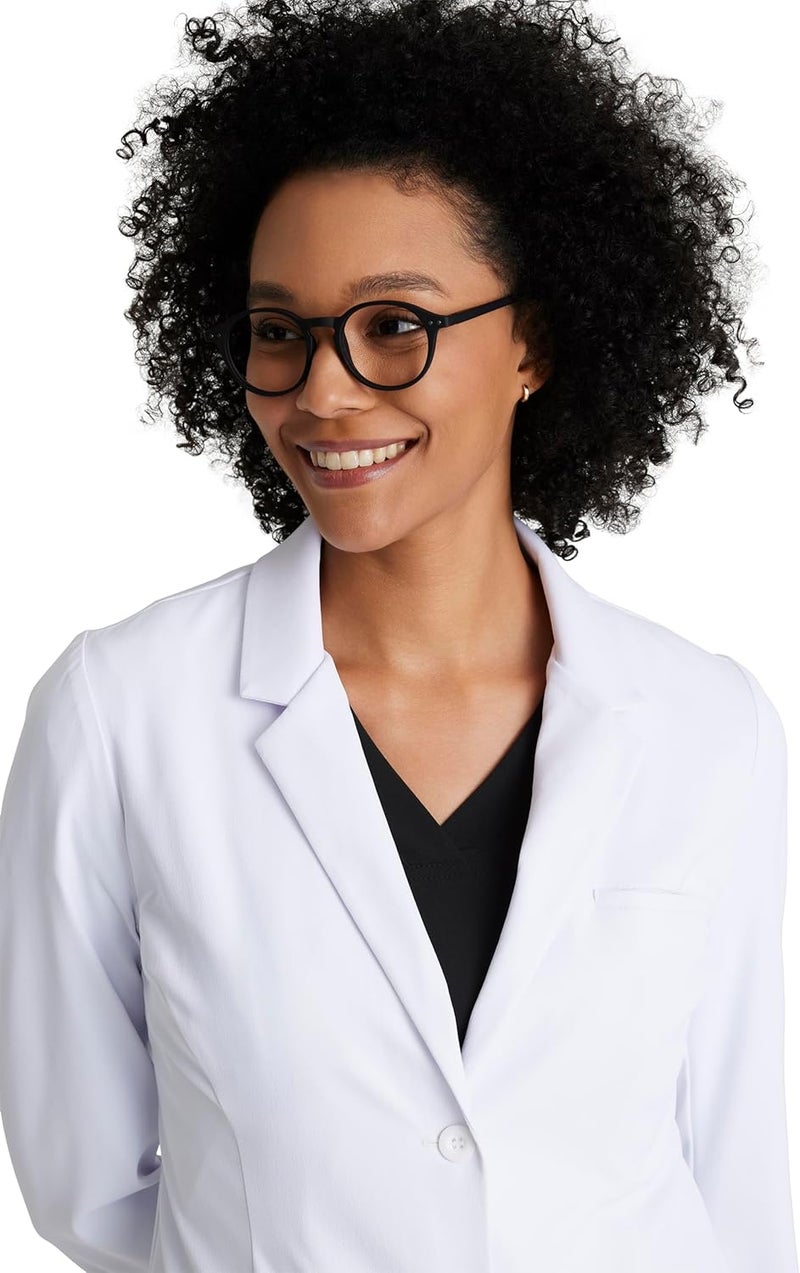 Barco Grace Lab Coat for Women - Professional, 3-Pocket, 3-Button Closure Long Sleeve 35" Women's Lab Coat - Image 1
